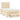 Pat box spring cu saltea, crem, 120x200 cm, textil