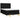 Pat box spring cu saltea, negru, 140x190 cm, textil