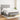 Pat continental, gri deschis, 140x200 cm, material textil