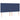 Pat box spring cu saltea, albastru, 180x200 cm, material textil