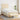 Pat box spring cu saltea, crem, 90x200 cm, textil