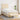 Pat box spring cu saltea, crem, 100x200 cm, textil