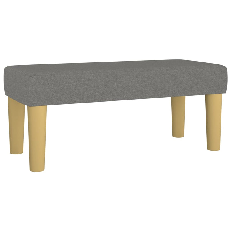 Pat box spring cu saltea, gri închis, 90x200 cm, textil