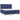 Pat box spring cu saltea, albastru, 180x200 cm, material textil