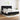 Pat box spring cu saltea, negru, 200x200 cm, textil