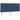Pat continental cu saltea, albastru, 160x200cm, material textil