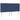 Pat box spring cu saltea, albastru, 180x200 cm, material textil