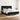 Pat box spring cu saltea, negru, 200x200 cm, textil