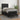 Pat box spring cu saltea, negru, 90x190 cm, piele ecologică