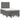 Pat box spring cu saltea, gri, 120x200 cm, piele ecologică