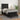 Pat box spring cu saltea, negru, 90x200 cm, piele ecologică