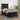 Pat box spring cu saltea, negru, 100x200 cm, piele ecologică