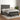 Pat box spring cu saltea, gri închis, 140x190 cm, catifea