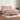 Pat box spring cu saltea, roz, 200x200 cm, catifea