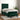 Pat box spring cu saltea, verde închis, 90x200 cm, catifea