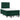 Pat box spring cu saltea, verde închis, 120x200 cm, catifea