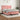 Pat box spring cu saltea, roz, 160x200 cm, catifea