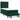 Pat box spring cu saltea, verde închis, 90x190 cm, catifea