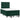Pat box spring cu saltea, verde închis, 120x200 cm, catifea