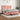 Pat box spring cu saltea, roz, 180x200 cm, catifea