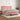 Pat box spring cu saltea, roz, 200x200 cm, catifea