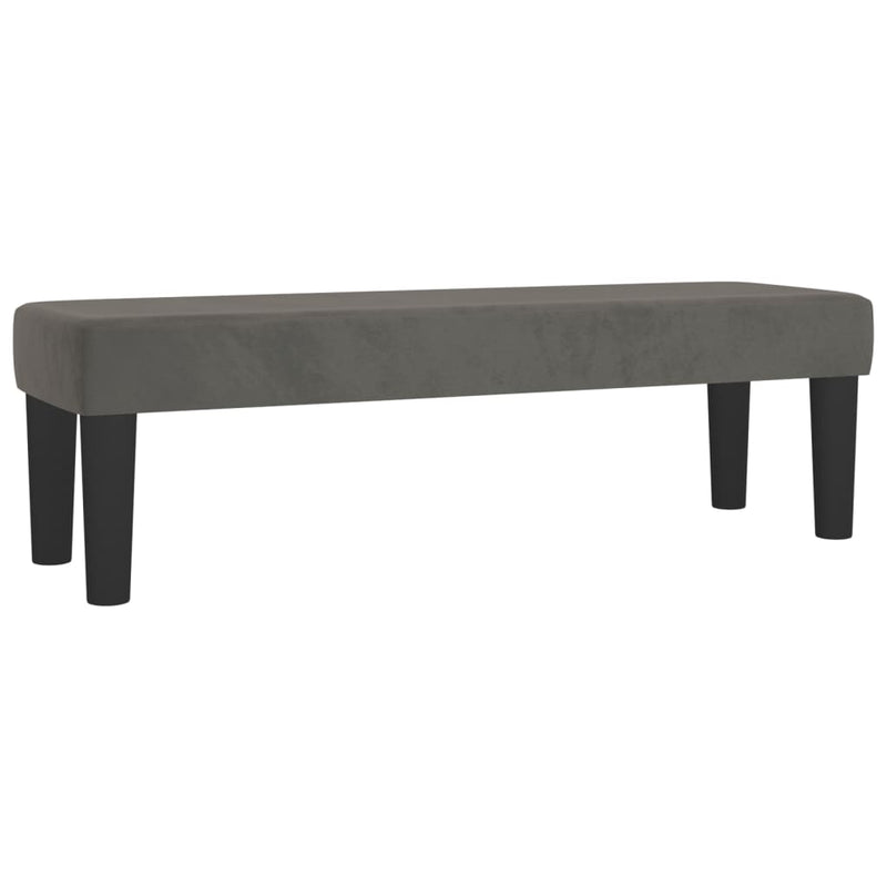 Pat box spring cu saltea, gri închis, 140x190 cm, catifea