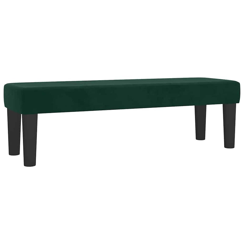 Pat box spring cu saltea, verde închis, 140x200 cm, catifea