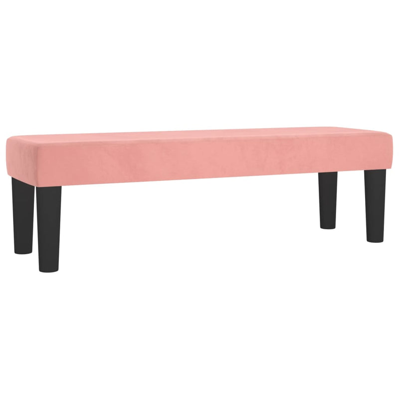 Pat box spring cu saltea, roz, 140x200 cm, catifea
