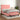 Pat box spring cu saltea, roz, 140x200 cm, catifea
