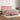 Pat box spring cu saltea, roz, 200x200 cm, catifea