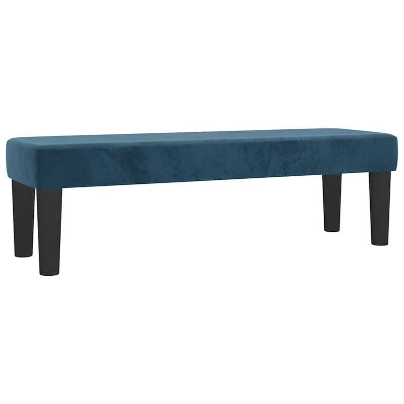 Pat box spring cu saltea, albastru închis, 140x190 cm, catifea