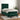 Pat box spring cu saltea, verde închis, 90x190 cm, catifea