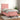Pat box spring cu saltea, roz, 90x200 cm, catifea
