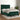 Pat box spring cu saltea, verde închis, 140x190 cm, catifea