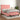 Pat box spring cu saltea, roz, 140x200 cm, catifea