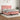 Pat box spring cu saltea, roz, 180x200 cm, catifea