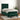 Pat box spring cu saltea, verde închis, 90x200 cm, catifea