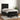 Pat box spring cu saltea, negru, 100x200 cm, catifea