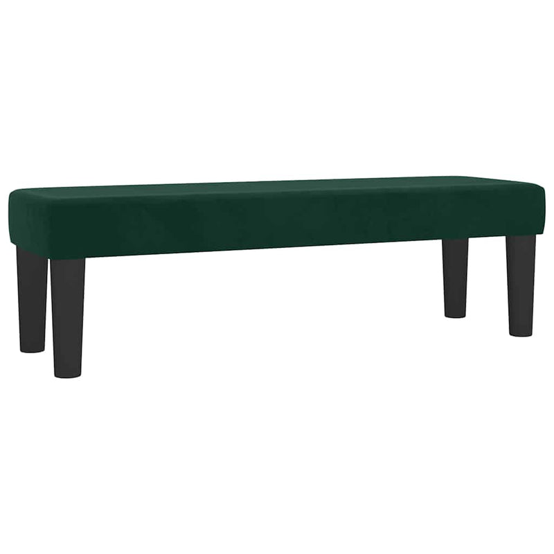 Pat box spring cu saltea, verde închis, 140x190 cm, catifea