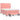 Pat box spring cu saltea, roz, 140x200 cm, catifea