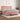 Pat box spring cu saltea, roz, 200x200 cm, catifea