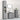 Set mobilier de baie, 4 piese, gri sonoma, lemn prelucrat
