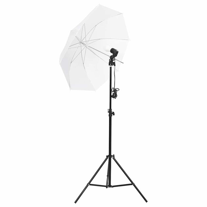 Kit studio foto cu set de lumini, fundal și reflector