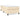 Pat box spring cu saltea, crem, 90x190 cm, textil
