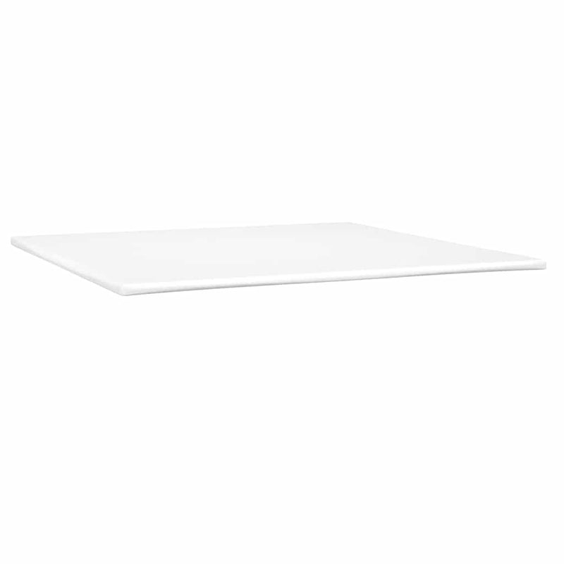 Pat box spring cu saltea, negru, 200x200 cm, textil