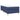 Pat box spring cu saltea, albastru, 80x200 cm, textil