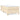 Pat box spring cu saltea, crem, 90x200 cm, textil