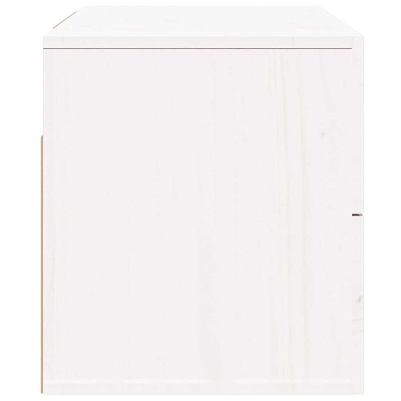 Noptiere de perete, 2 buc., alb, 50x36x40 cm