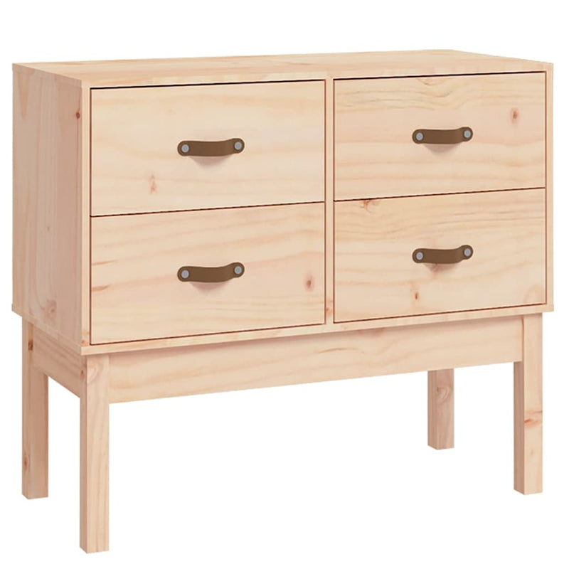 Dulap consolă, 90x40x78 cm, lemn masiv de pin