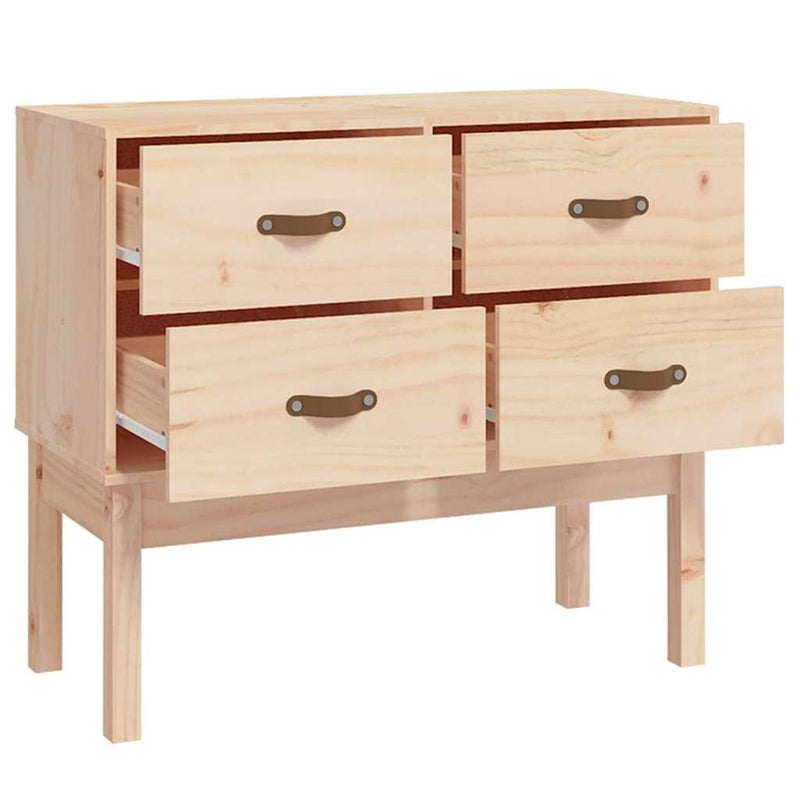 Dulap consolă, 90x40x78 cm, lemn masiv de pin